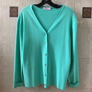 Aqua sweater set XL